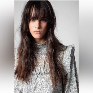 Zadig & Voltaire Trace
Peacock Paisley Blouse size L